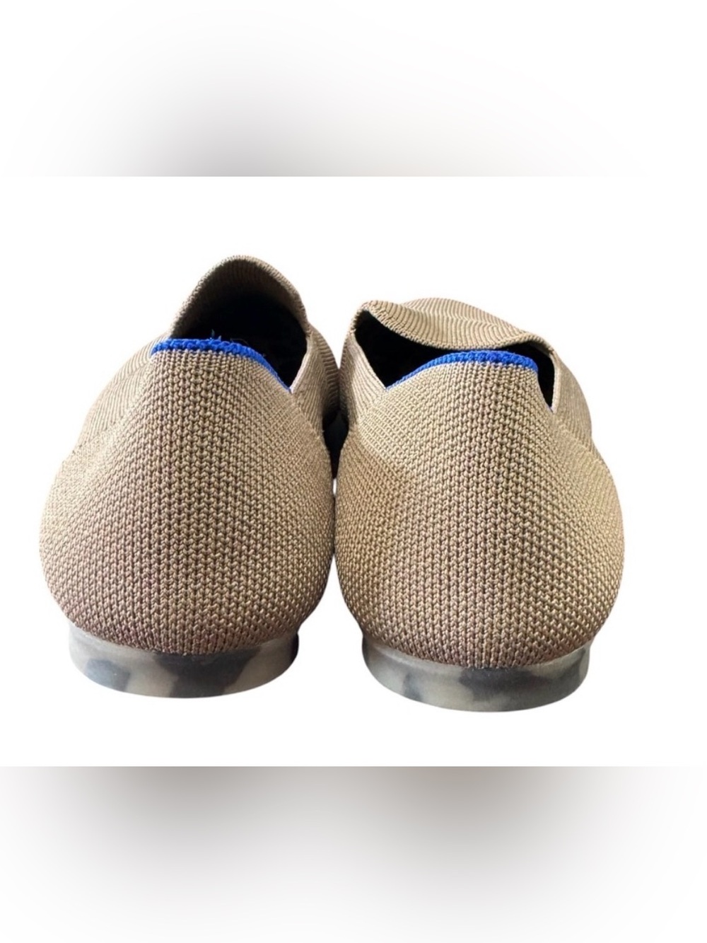 Rothy’s The Almond Loafer Mocha Knit Slip On Flats Size 7.5 - Picture 5 of 16